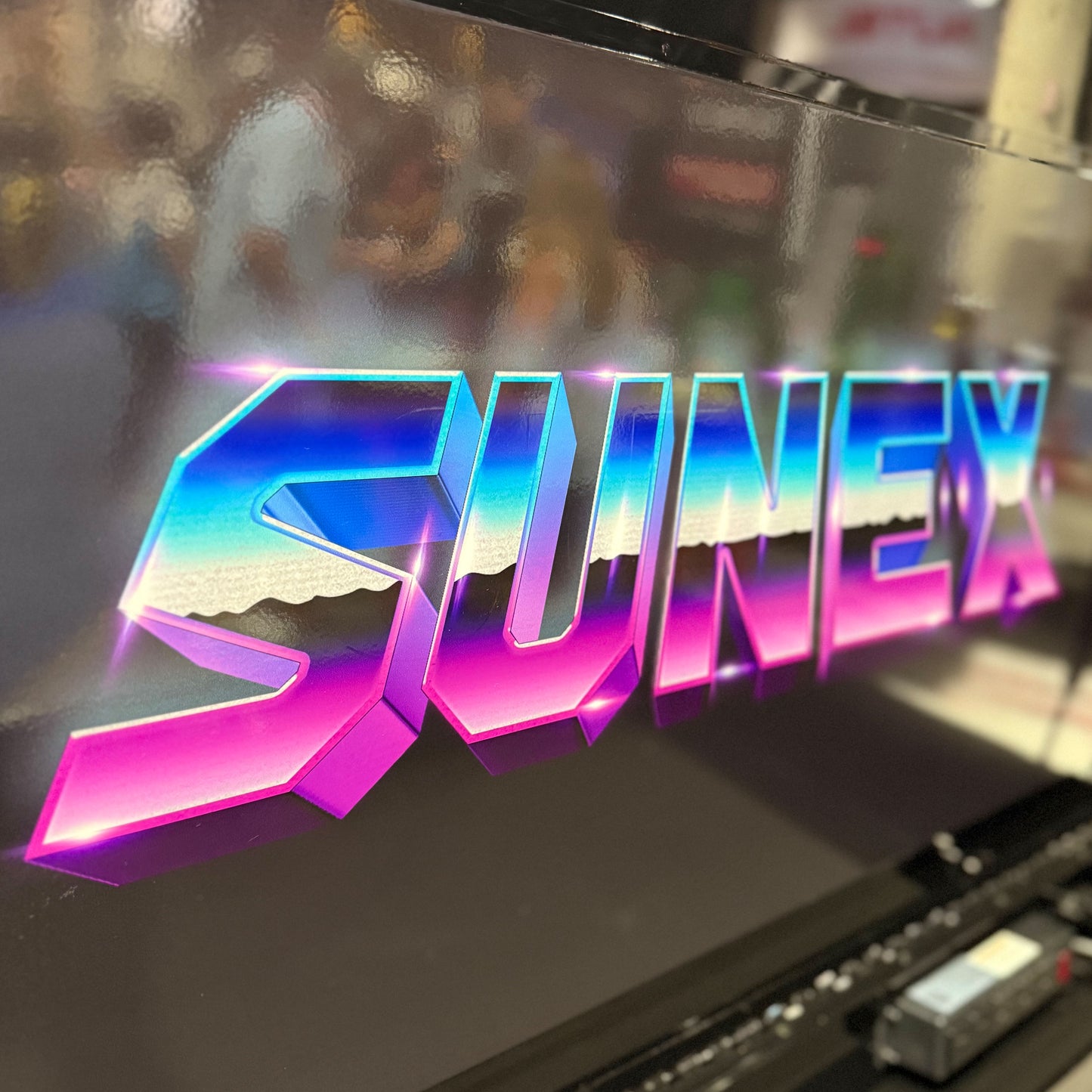 SYNTH DESIGNED JUIC’D BOX 50” 7 DRAWER POWERED CART - BLACK