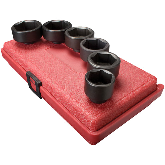 3/8" DRIVE OIL FILTER 6-PIECE IMPACT SOCKET SET