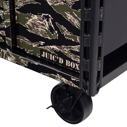 SHADOW TIGER CAMOUFLAGE - JUIC’D BOX 50" 7 DRAWER POWERED CART – BLACK