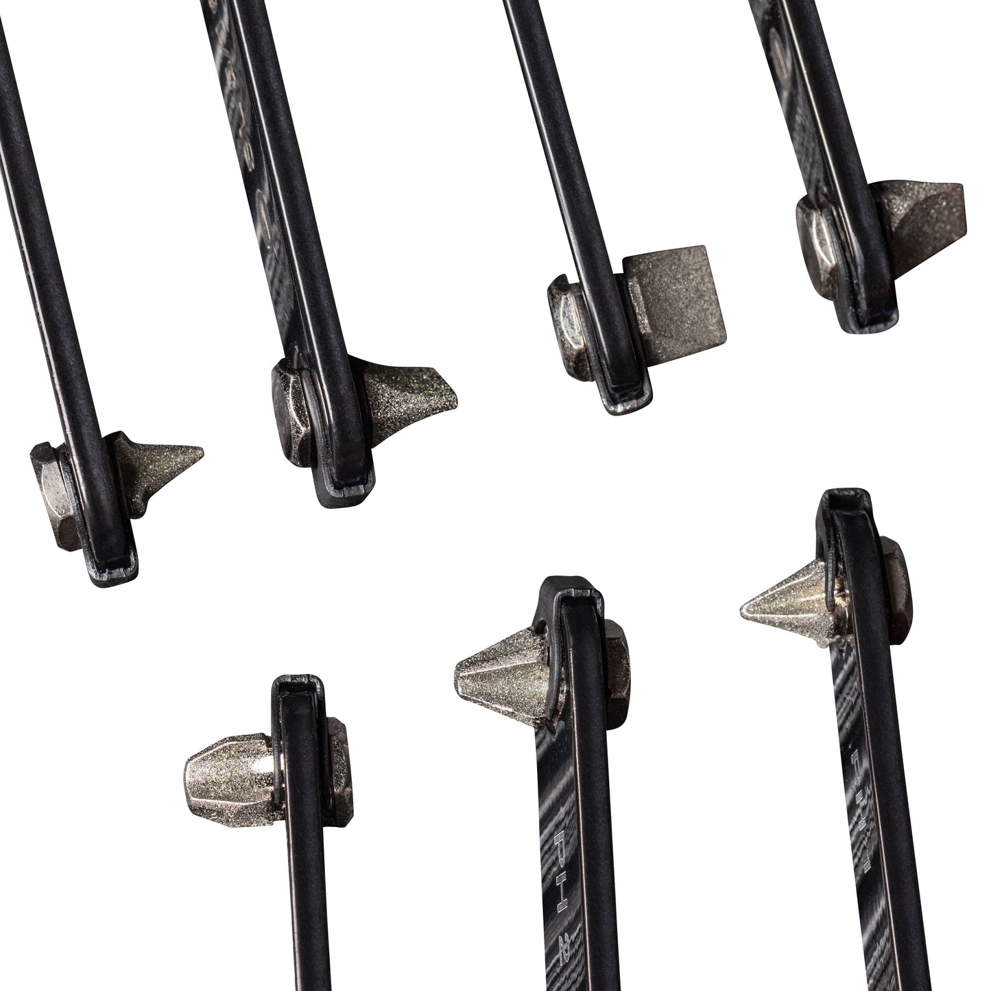 LOW PROFILE DIAMOND COATED PHILLIPS® & SLOTTED 7 PIECE SCREWDRIVER SET IN EVA FOAM