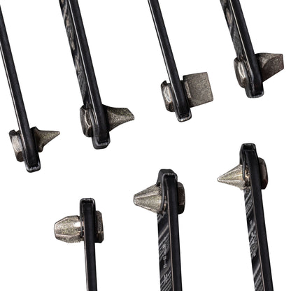 LOW PROFILE DIAMOND COATED PHILLIPS® & SLOTTED 7 PIECE SCREWDRIVER SET IN EVA FOAM