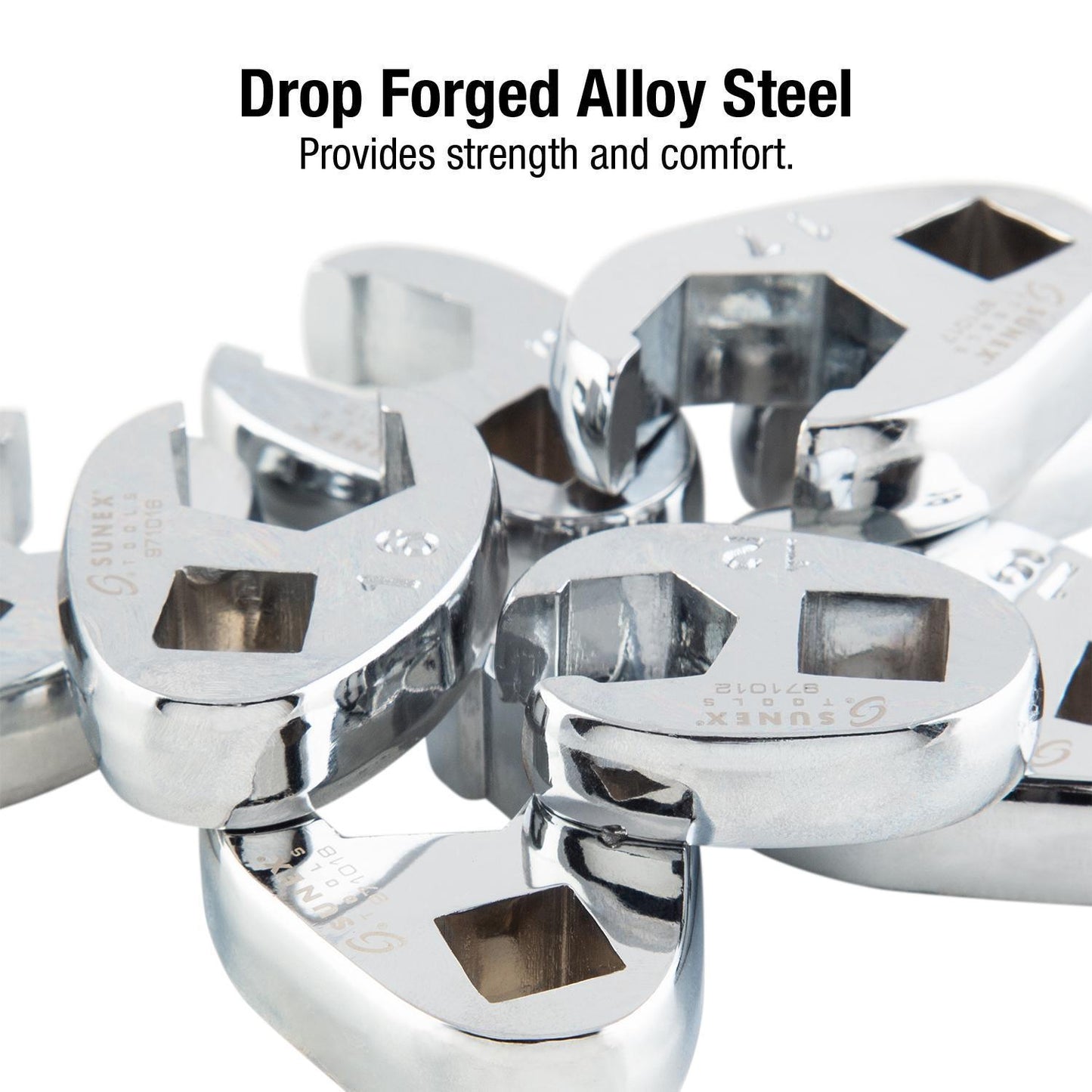 10 PC. 3/8" DRIVE METRIC CROWFOOT WRENCH SET