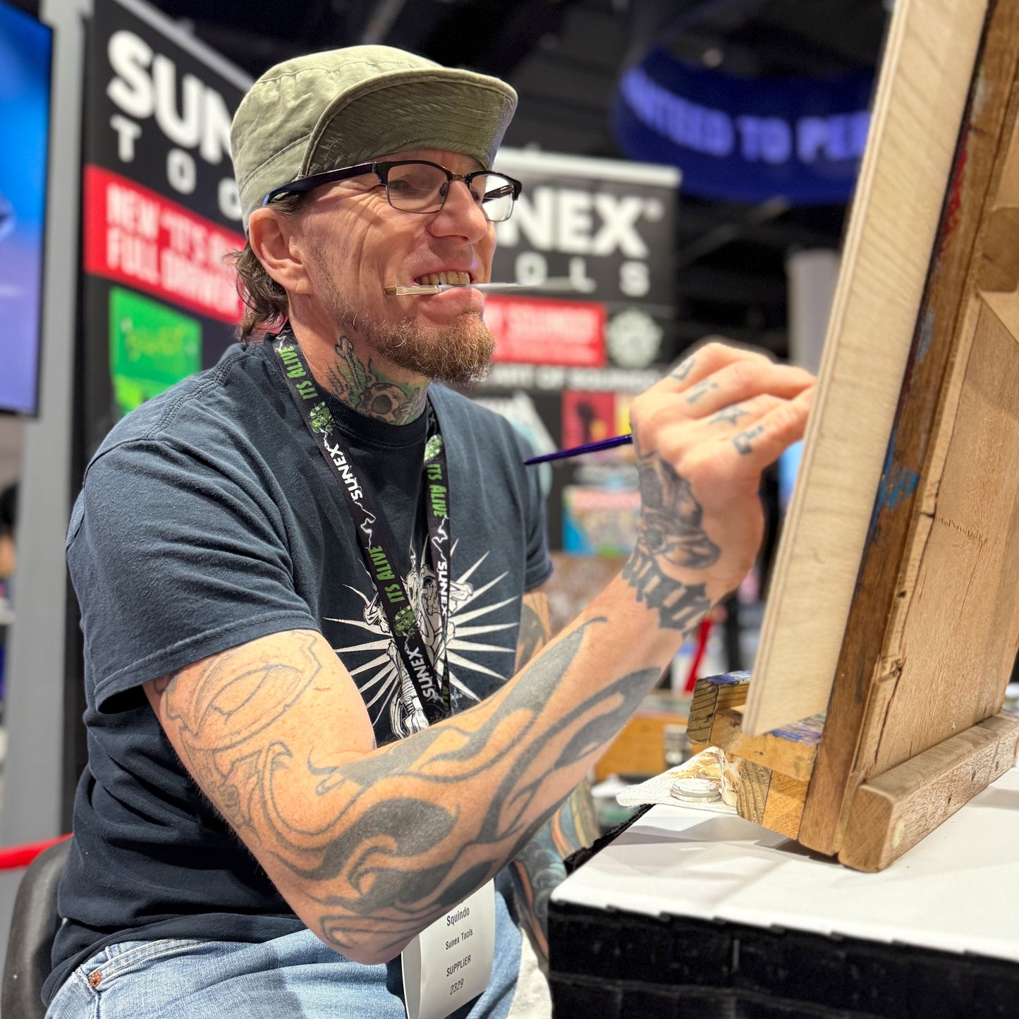 TONY SQUINDO “IT’S ALIVE!!” JUIC’D BOX 50” 7 DRAWER POWERED CART - BLACK