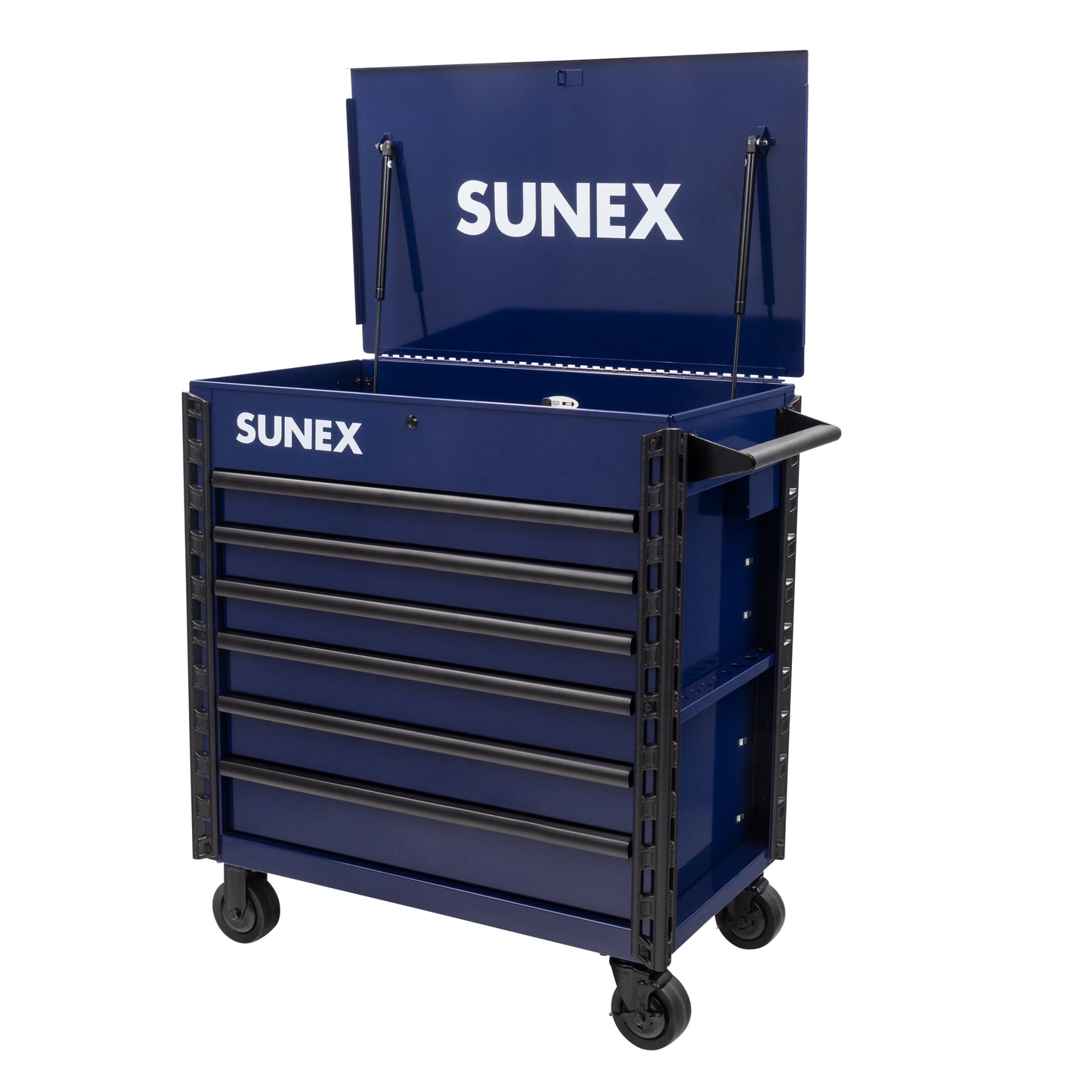 39" 6 DRAWER PREMIUM SERVICE CART – BLUE