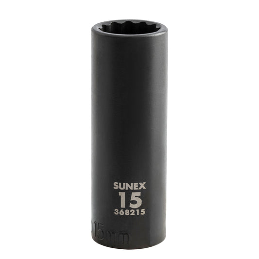 3/8" DRIVE 15MM 12-POINT DEEP IMPACT SOCKET