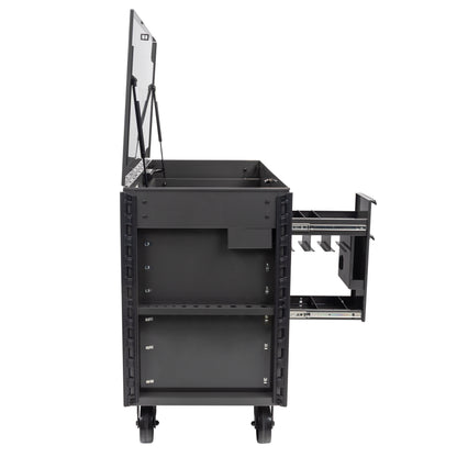 JUIC’D BOX 50" 7 DRAWER POWERED CART – GRAY