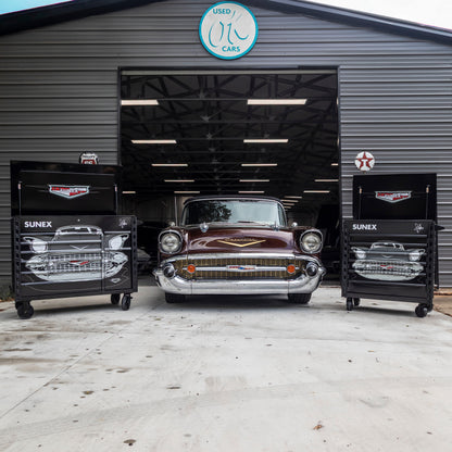 TONY SQUINDO - '57 CHEVY - 39" 6 DRAWER PREMIUM SERVICE CART - BLACK