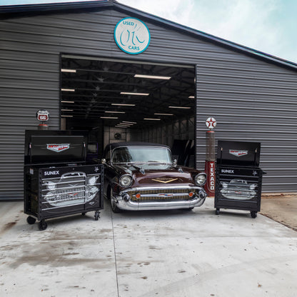 TONY SQUINDO - '57 CHEVY - 39" 6 DRAWER PREMIUM SERVICE CART - BLACK