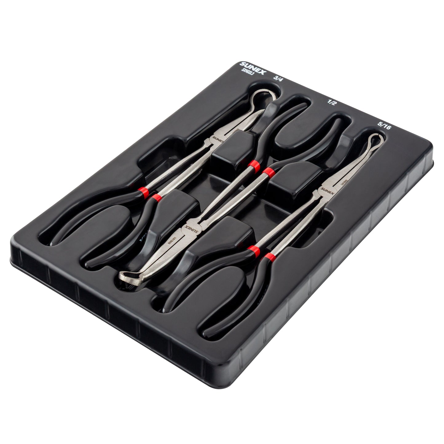 3 PIECE 11" LONG REACH HOSE GRIP PLIERS SET
