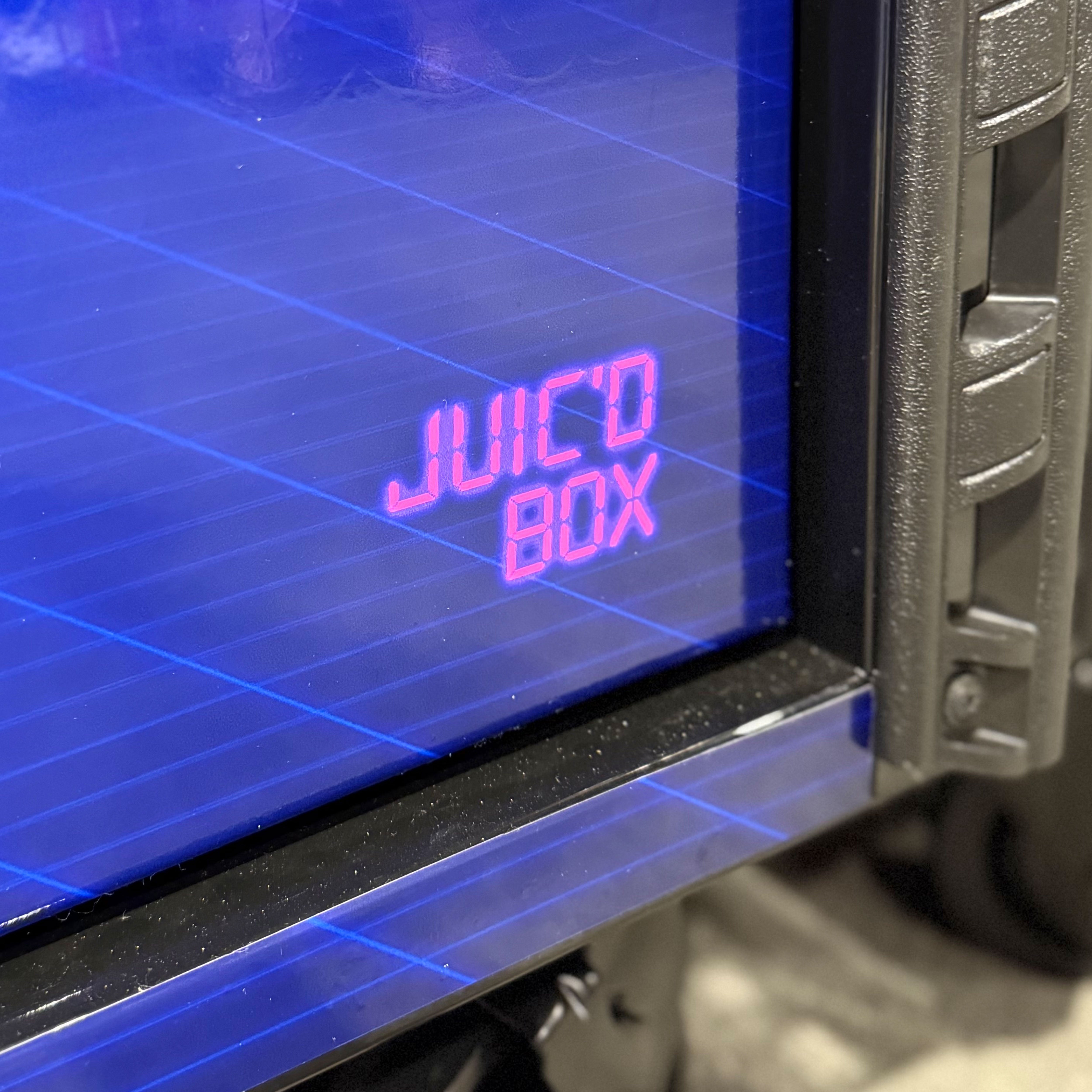 Synth Retro Designed Juic'd BOX 50” 7 Drawer Powered Cart - Black