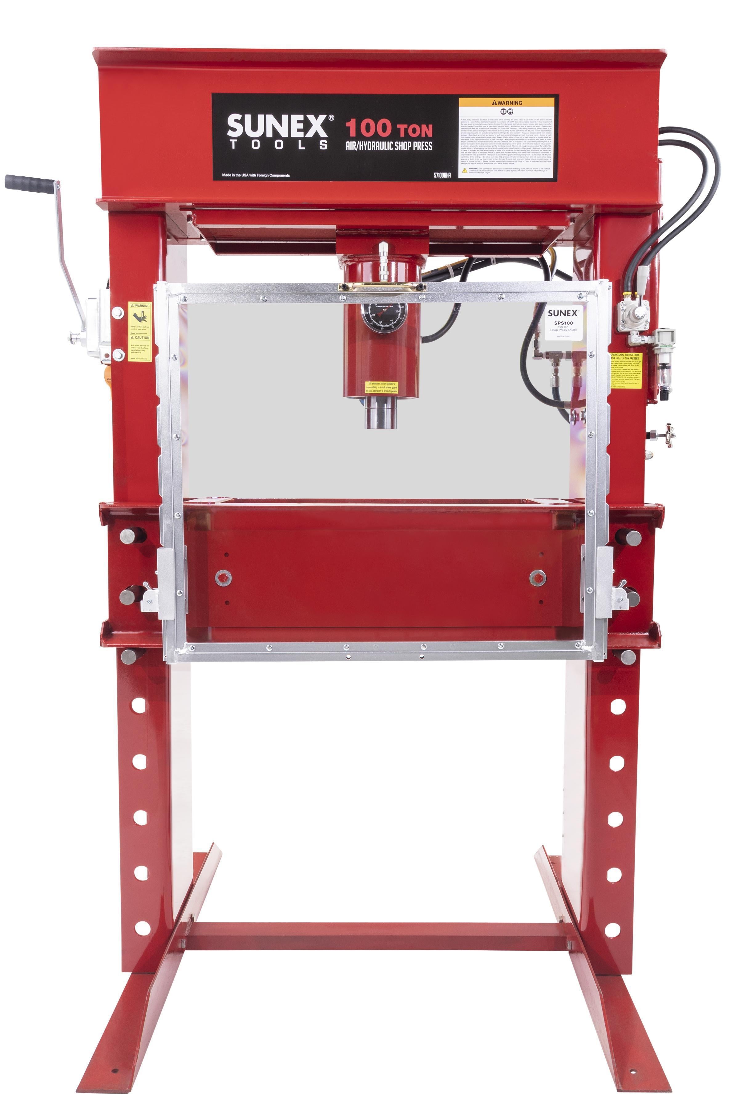 100 Ton Shop Press Shield – SUNEX Tools