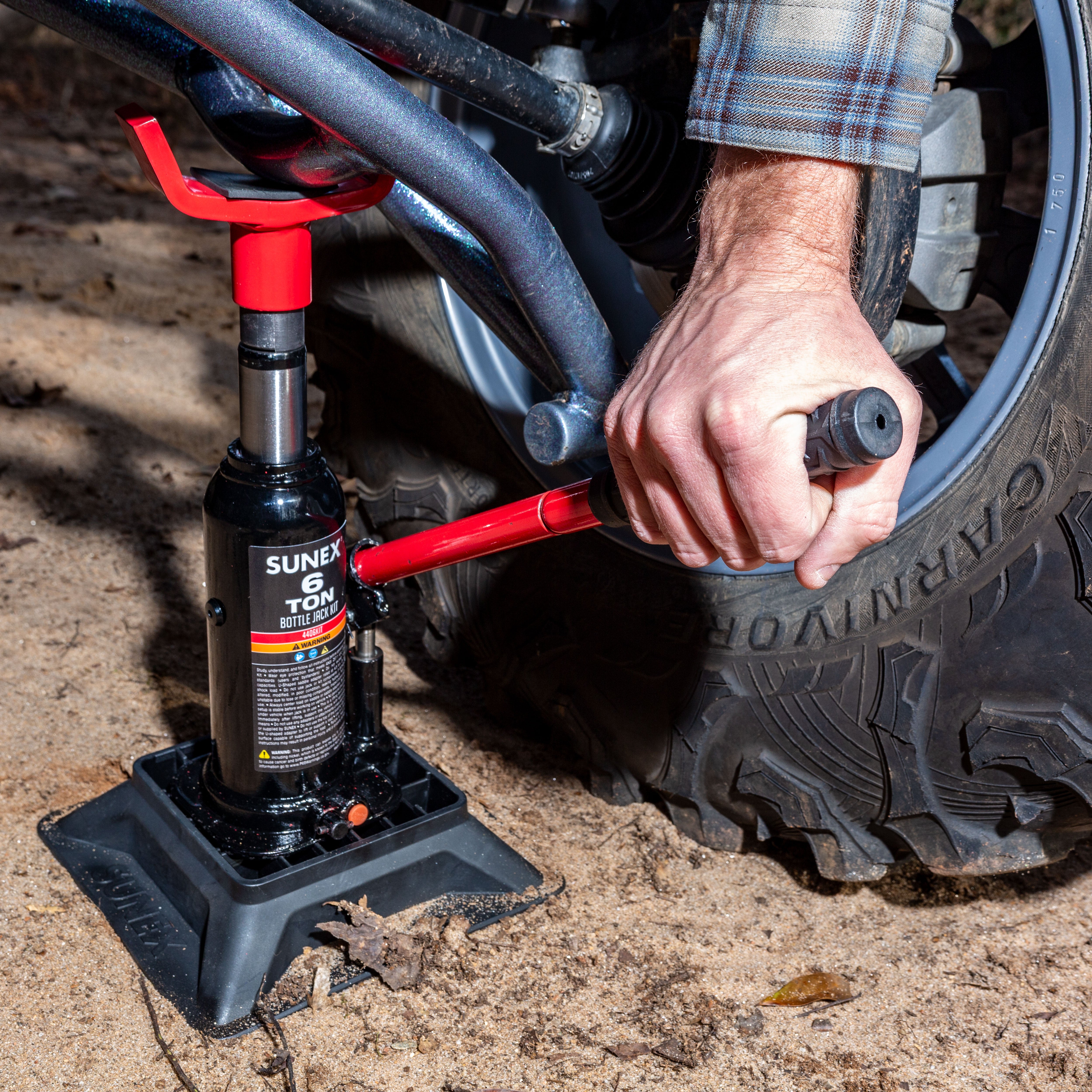 SUNEX Tools 6 Ton Bottle Jack Kit