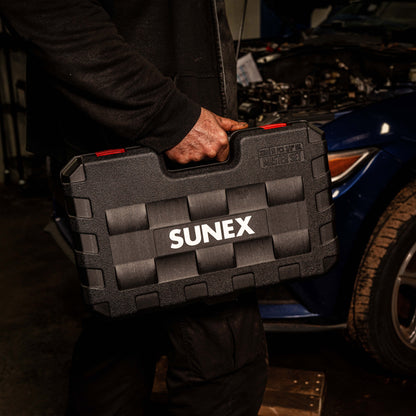 3/8" DRIVE METRIC 6 POINT STANDARD & DEEP WITH UNIVERSAL SOCKETS 51-PIECE MASTER IMPACT SOCKET SET