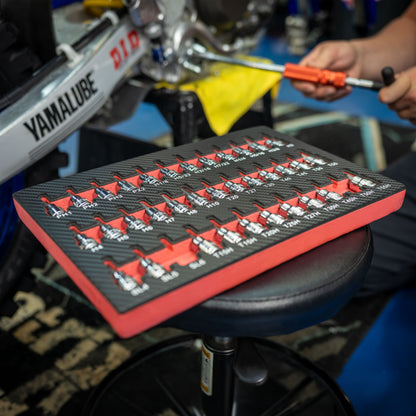 3/8" DRIVE SAE & METRIC HEX, TORX, TAMPERPROOF TORX, PHILLIPS, POZIDRIV & SLOTTED SET IN EVA FOAM