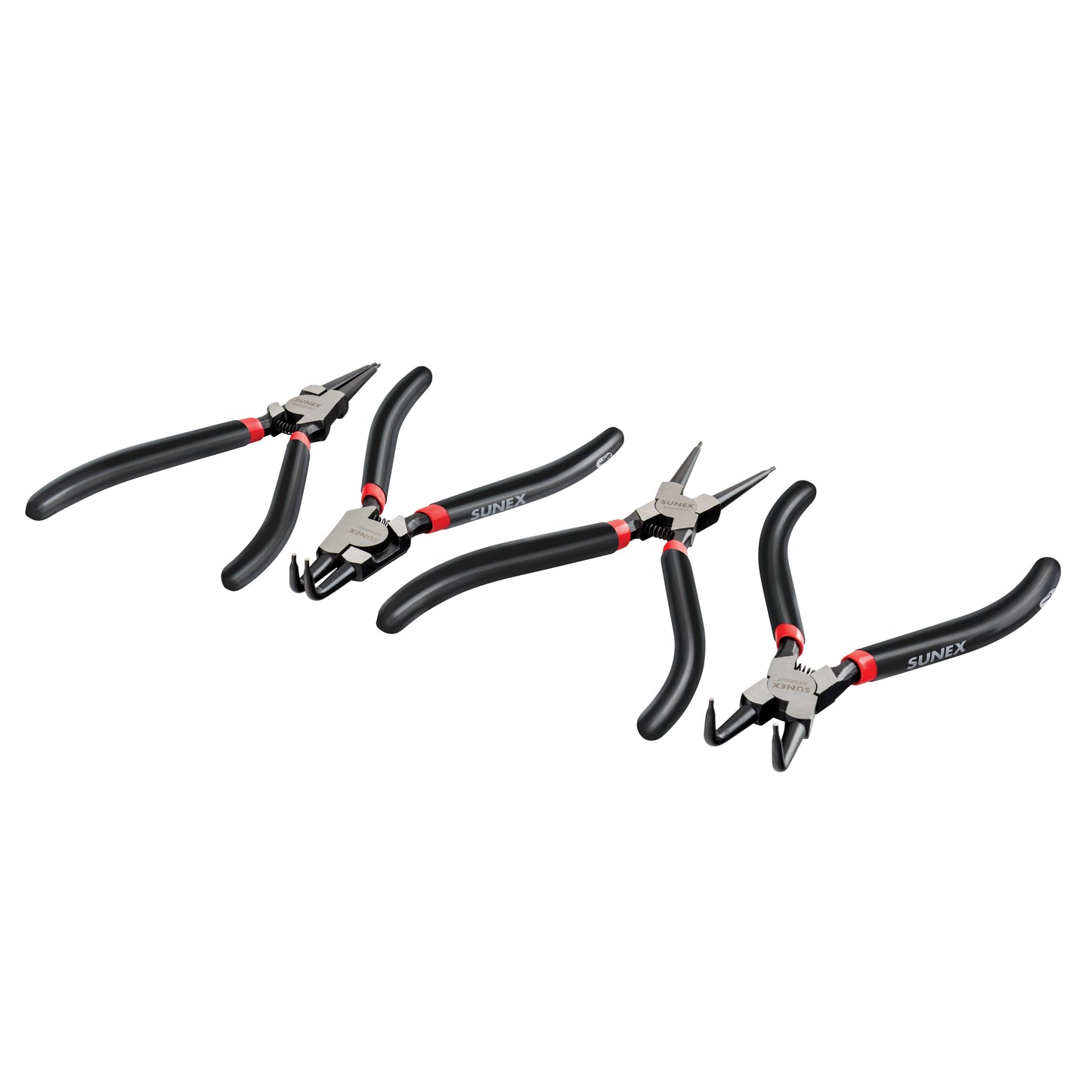 4 PIECE 7" SNAP RING PLIERS SET