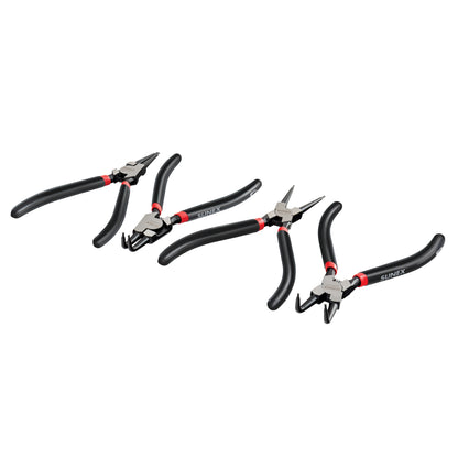 4 PIECE 7" SNAP RING PLIERS SET