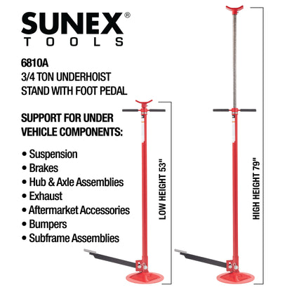 3/4 TON WITH FOOT PEDAL UNDERHOIST STAND
