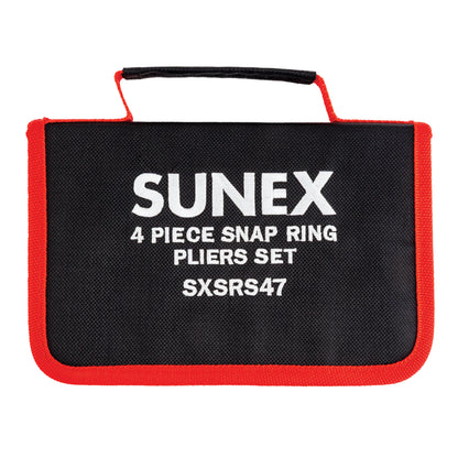 4 PIECE 7" SNAP RING PLIERS SET
