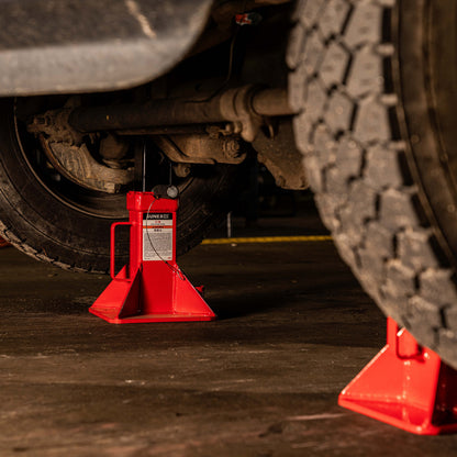22 TON HEAVY DUTY LOCKING PIN JACK STANDS (PAIR)