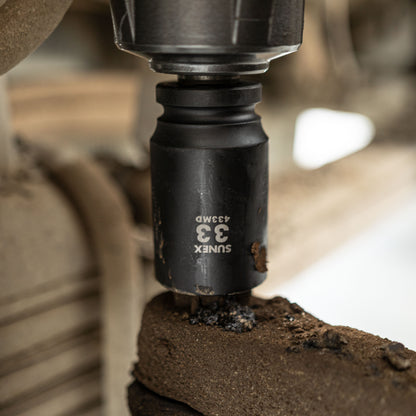 3/4" DRIVE METRIC 6 POINT DEEP & 4 POINT SQUARE BUDD WHEEL 11-PIECE IMPACT SOCKET SET