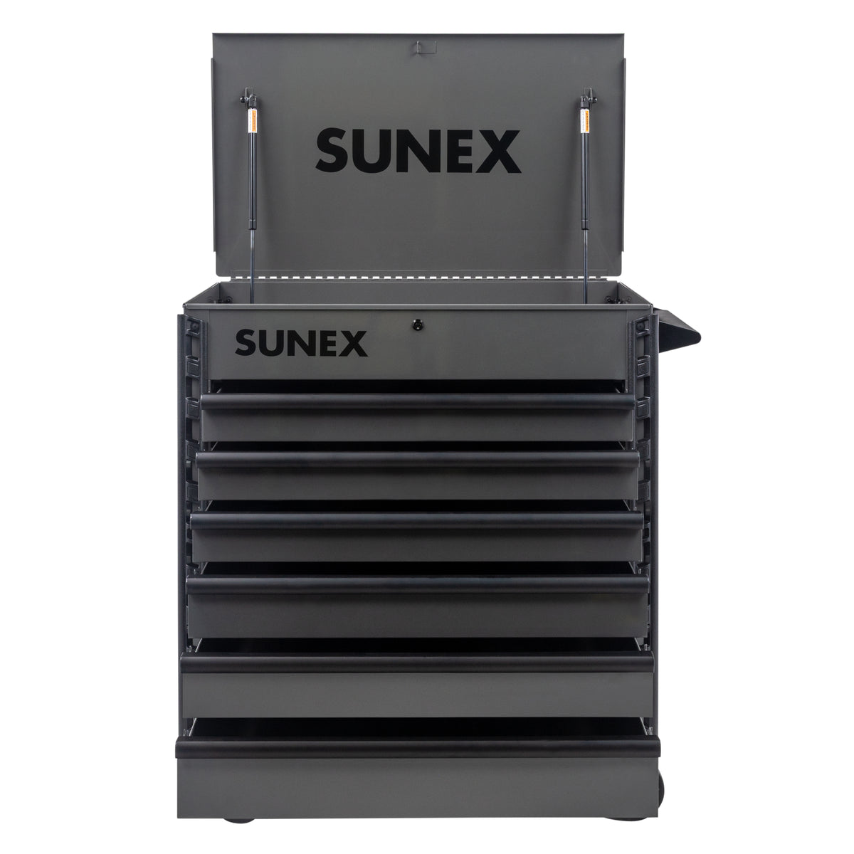 39" 6 DRAWER PREMIUM SERVICE CART – GRAY