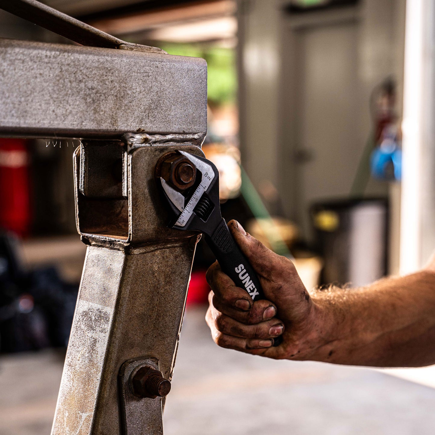 8" WIDE JAW ADJUSTABLE WRENCH 1-1/2" (38MM)