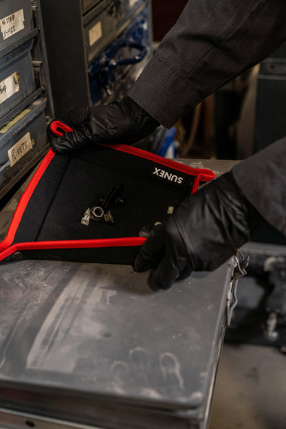 10” x 10” FOLDING MAGNETIC TRAY with 2” x 12” FLEXIBLE MAGNETIC STRIP COMBO PACK