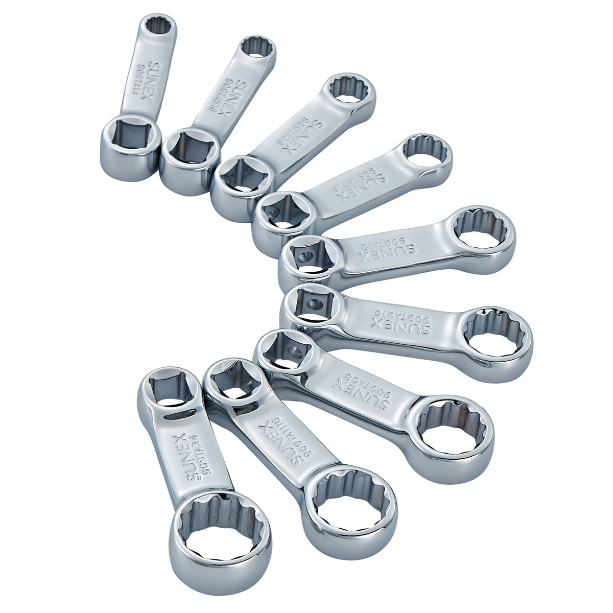 3/8" DRIVE 12 POINT SAE 9-PIECE TORQUE ADAPTER SET