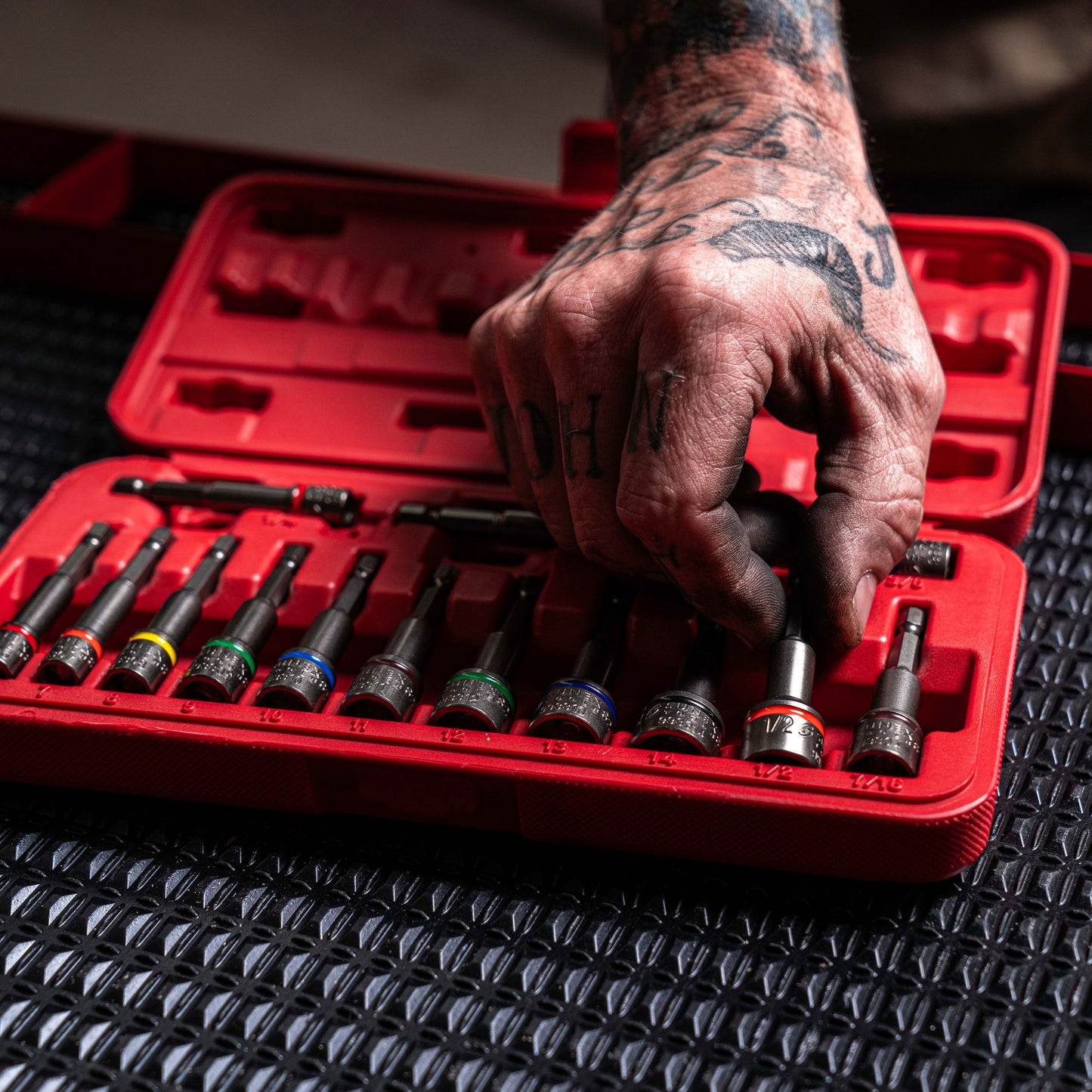 14 PC. IMPACT READY MAGNETIC NUT SETTERS SET (SAE/MM)