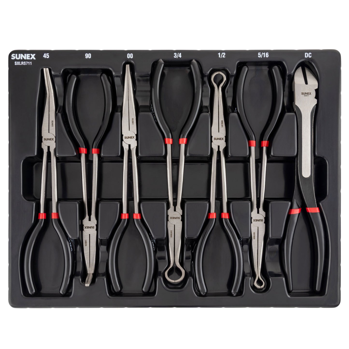 7 PIECE 11" LONG REACH PLIERS SET