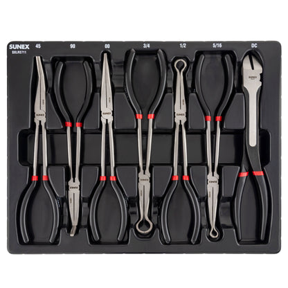 7 PIECE 11" LONG REACH PLIERS SET