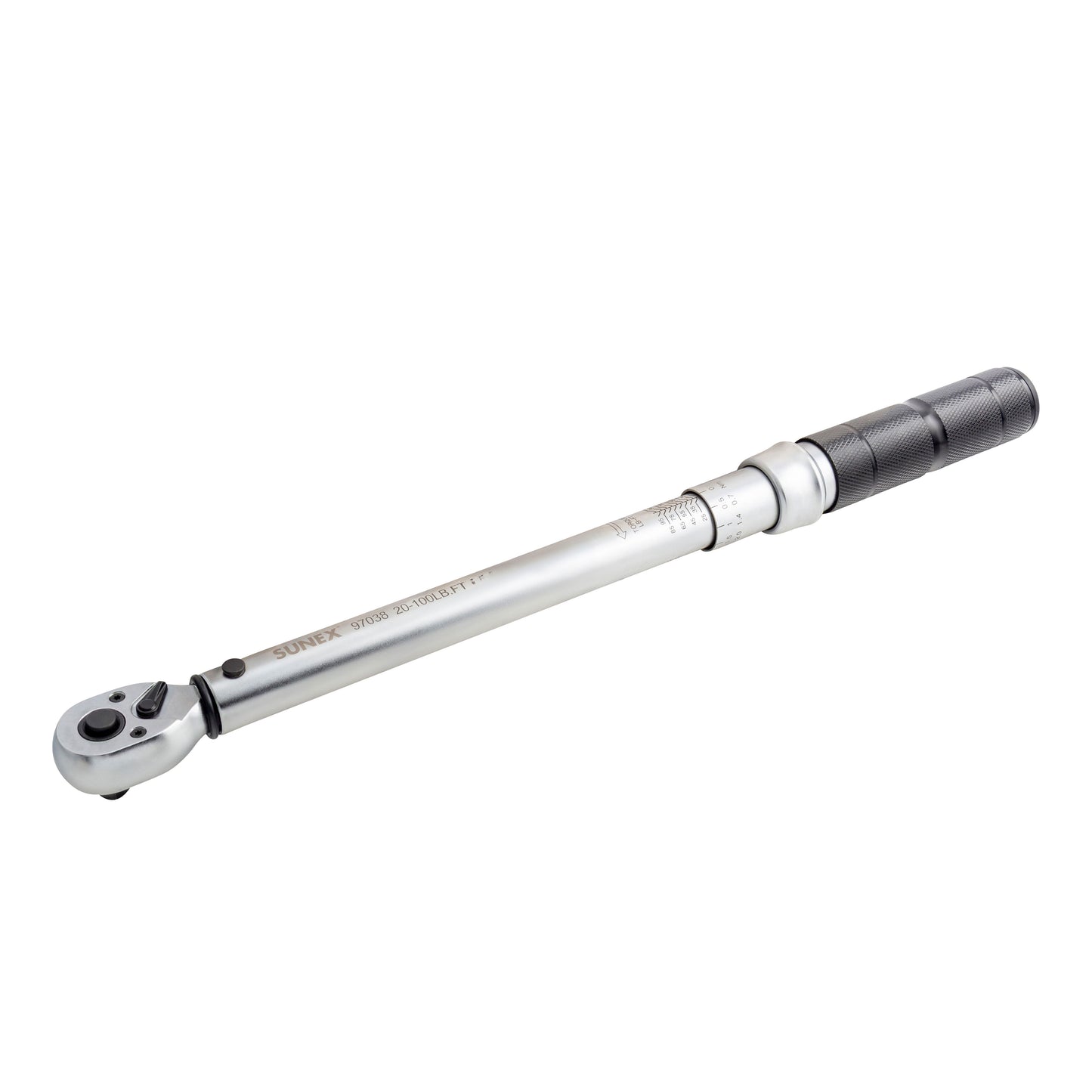 3/8" DRIVE 20-100 FT-LB (25–135 NM) DUAL-DIRECTION TORQUE WRENCH