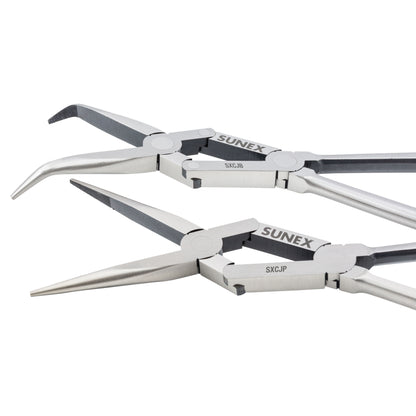 2 PIECE DUAL-JOINT EXTENDED REACH PLIERS SET