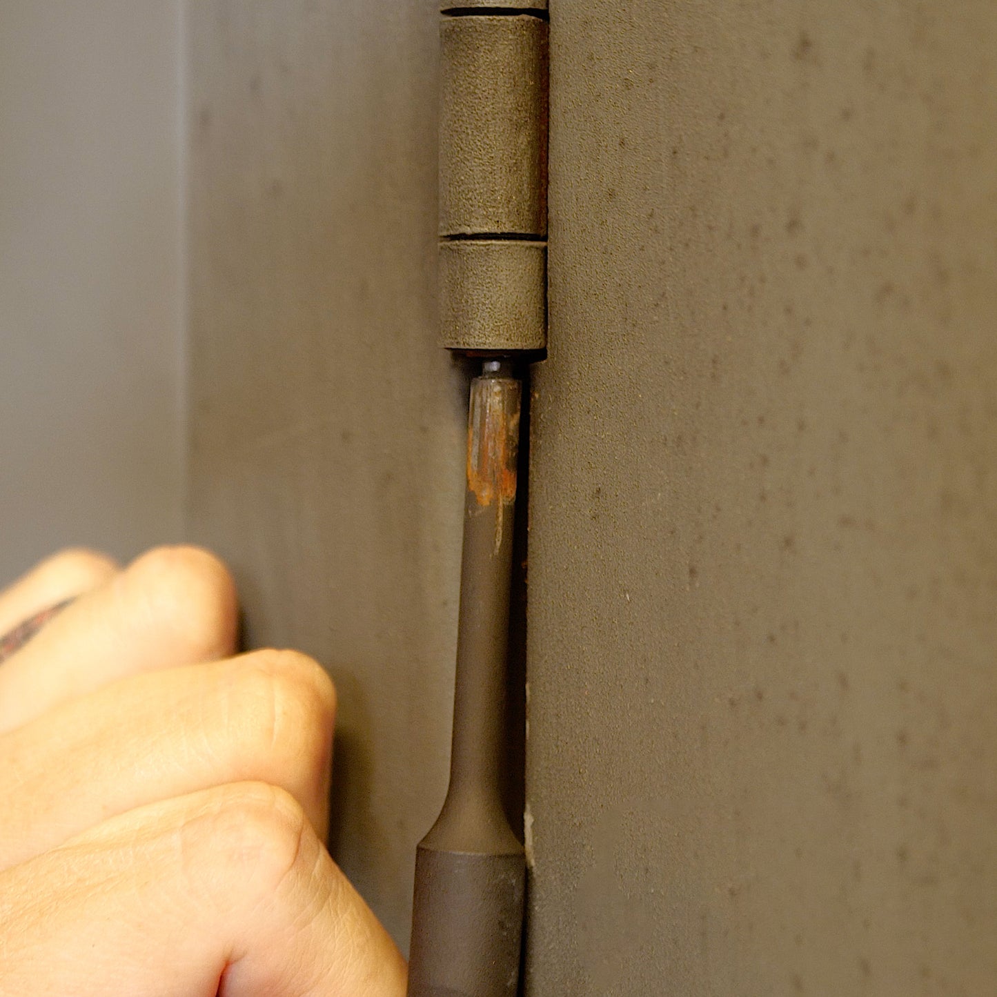 AIR HAMMER CHISEL HINGE PIN DRIVER 2 PIECE SET IN PORTABLE TOOL ROLL