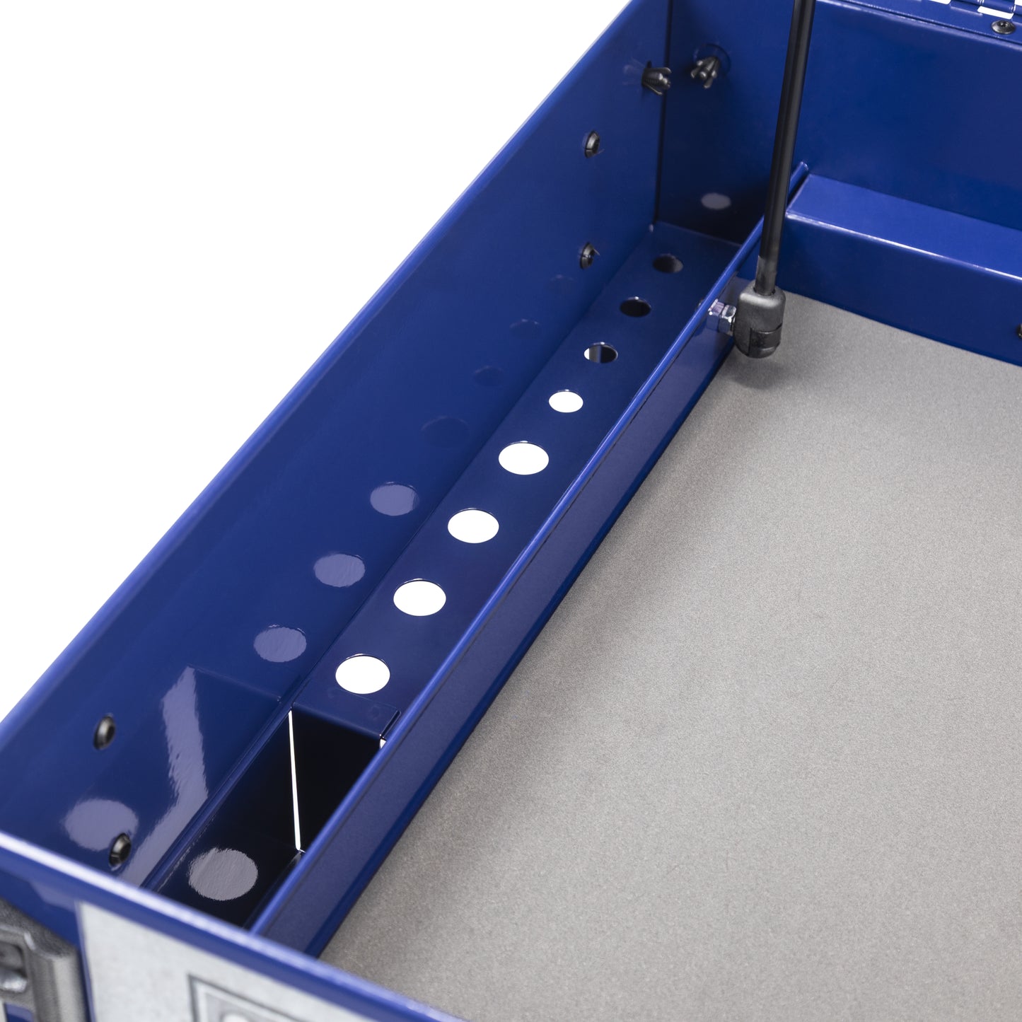 ROSIE THE RIVETER – 39" 6 DRAWER PREMIUM SERVICE CART – BLUE