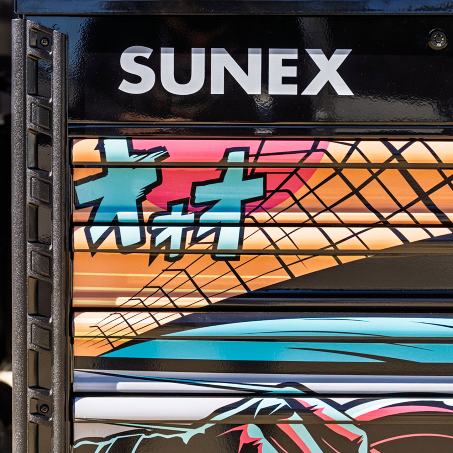 RAD DAN MANGA DESIGNED BLACK PREMIUM FULL 6 DRAWER SERVICE CART