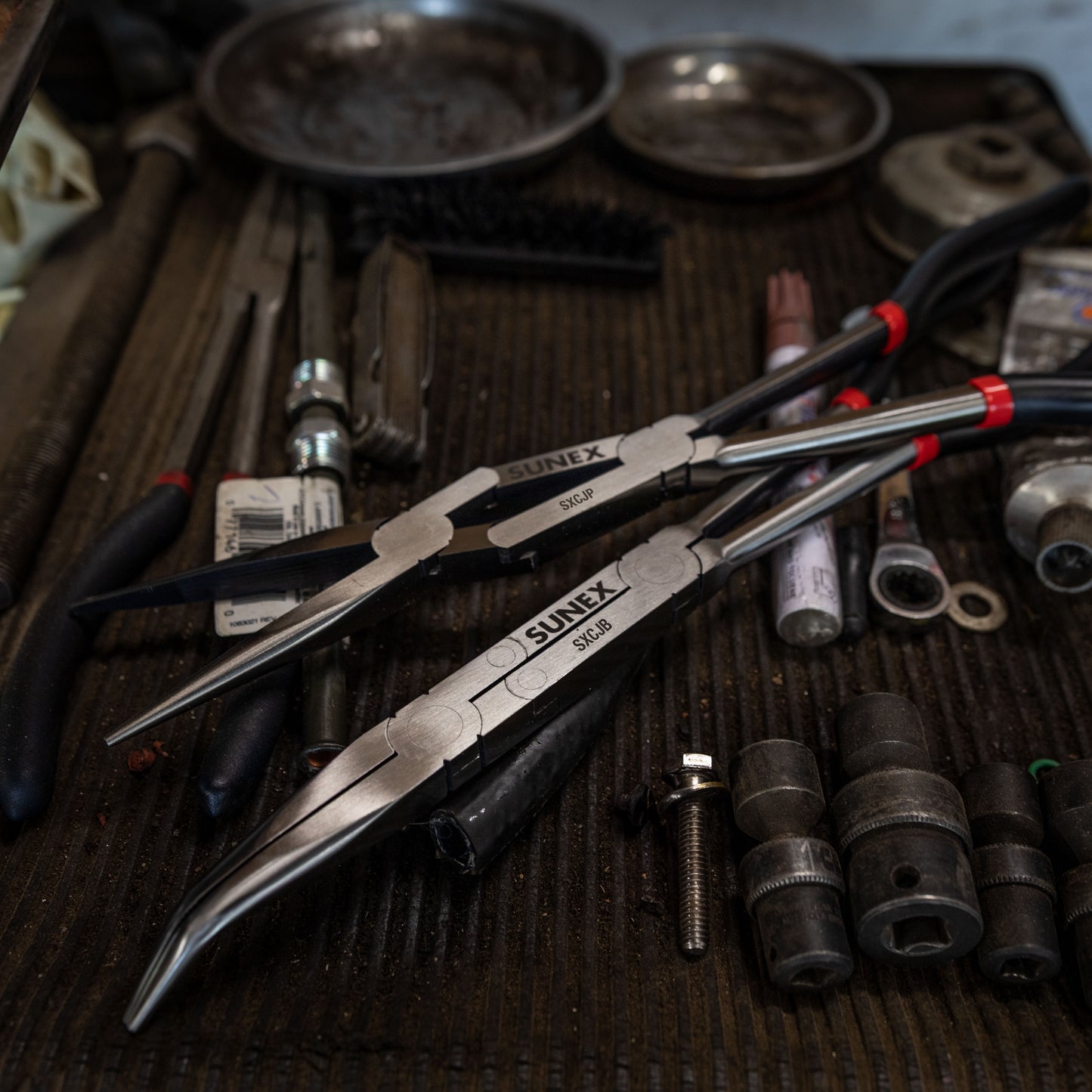 2 PIECE DUAL-JOINT EXTENDED REACH PLIERS SET