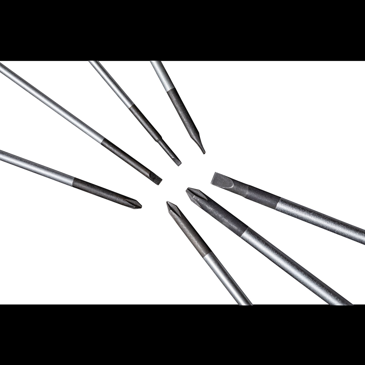 PRECISION PHILLIPS® & SLOTTED 7 PIECE SCREWDRIVER SET IN EVA FOAM