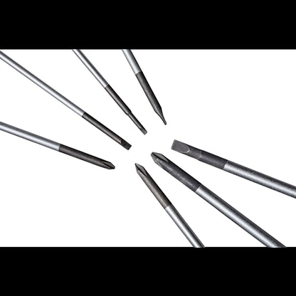 PRECISION PHILLIPS® & SLOTTED 7 PIECE SCREWDRIVER SET IN EVA FOAM