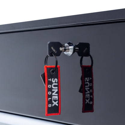 SUNEX TOOLS JUIC'D BOX 50" 7 DRAWER POWERED CART - 8065PCBK