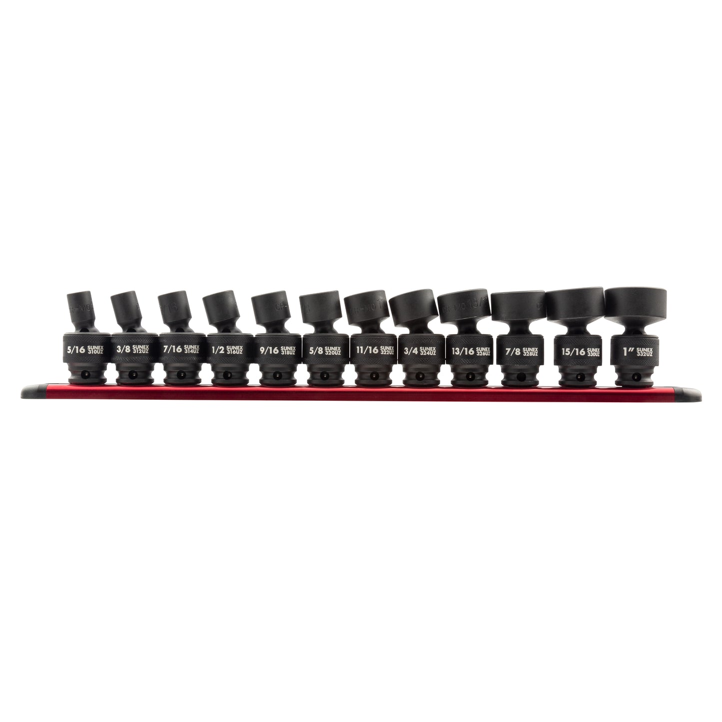 3/8" DRIVE SAE 12 POINT UNIVERSAL 12-PIECE IMPACT SOCKET SET