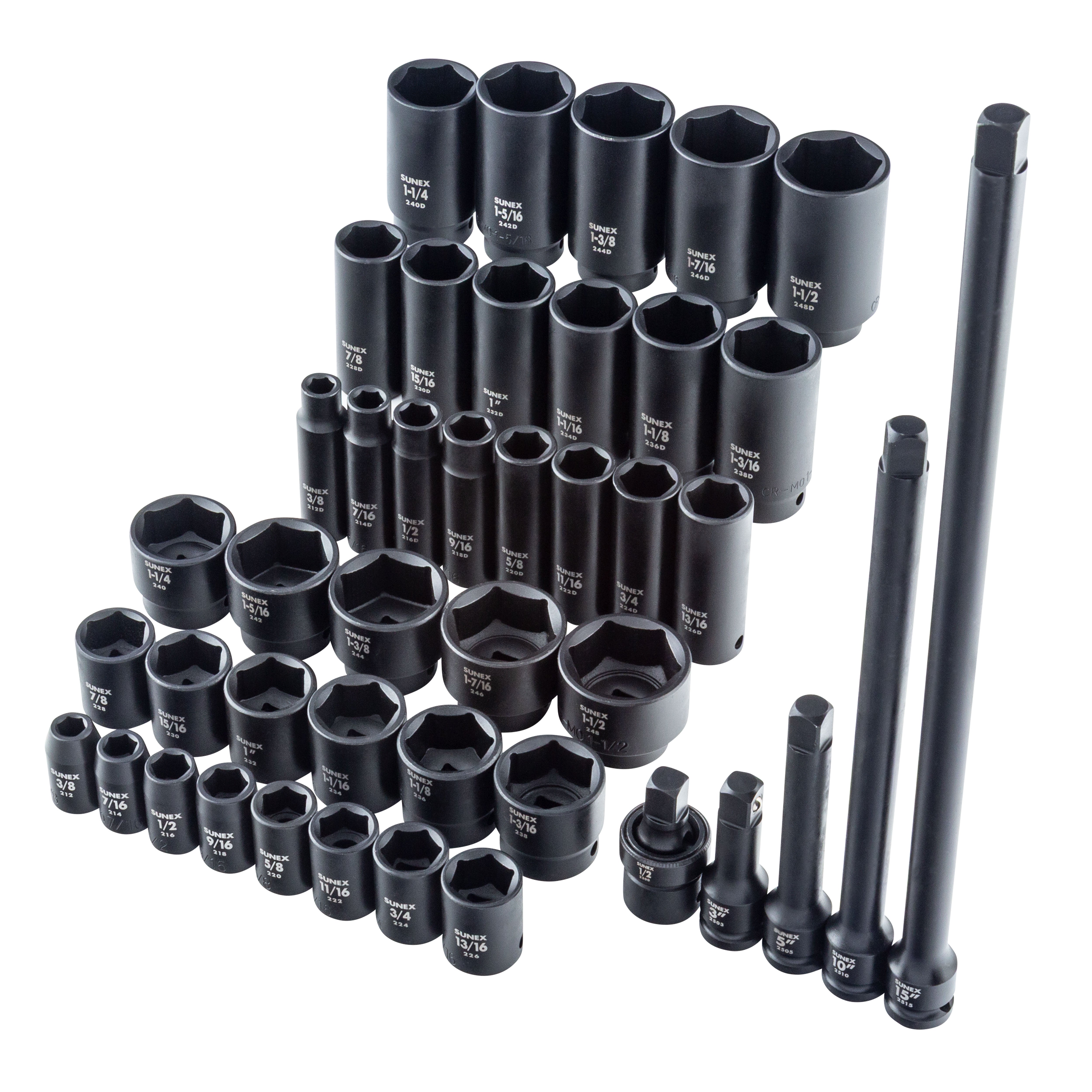 sae　オコルスセット allied 43 piece socket set SAE deep 1/4 3/8 1/2 VINTAGE Like New