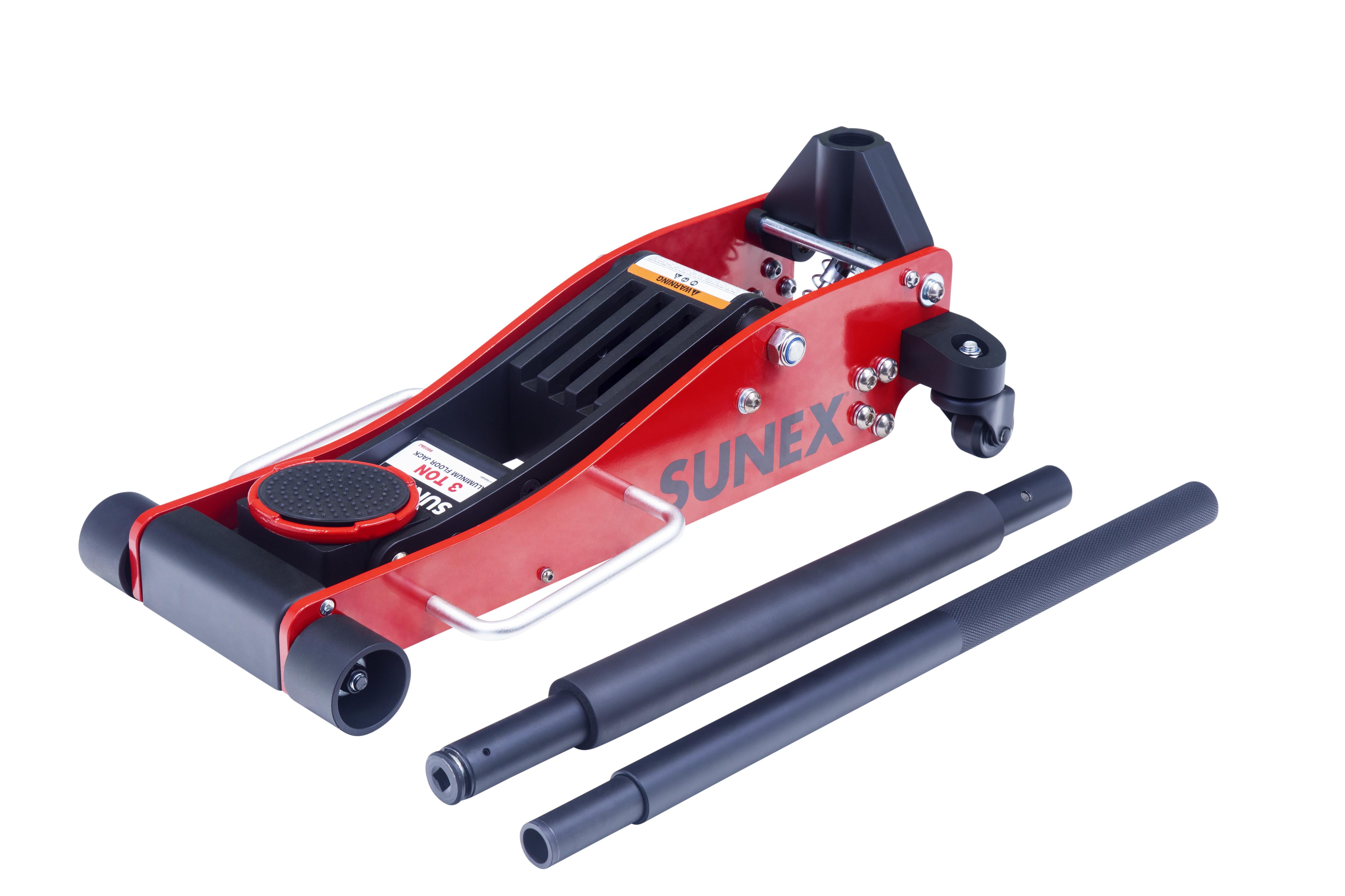 Sunex SUN6602ASJ 2-Ton Long-Reach Low-Profile Aluminum Floor Jack - professional vehicle lift for sale at AlwaysBestLifts