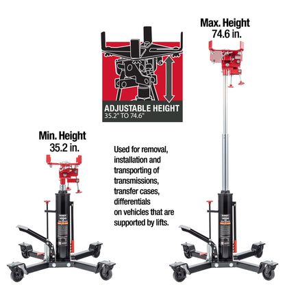 1000-POUND TELESCOPIC TRANSMISSION JACK