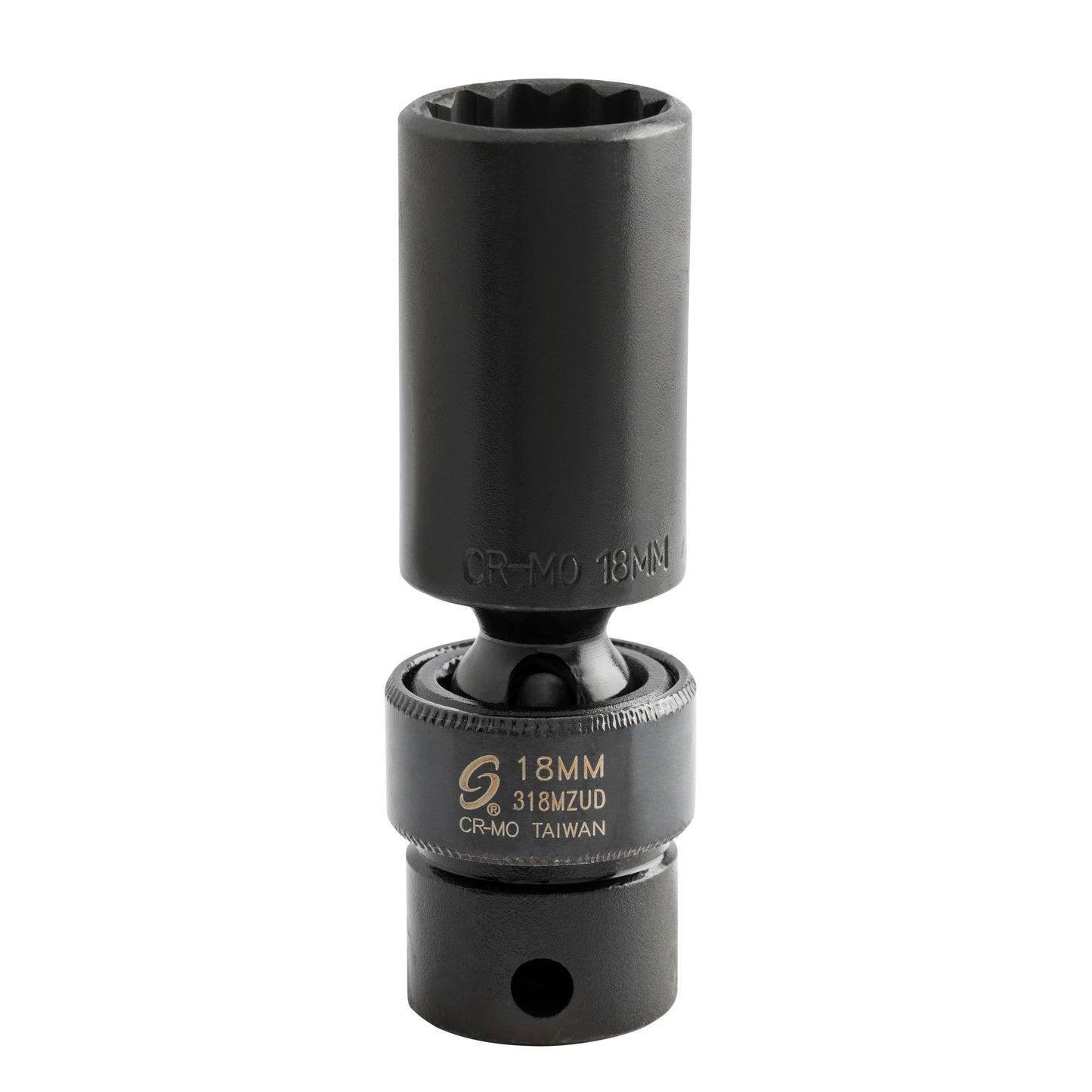 3/8"DR18MM 12PT MET SP UNIV SC