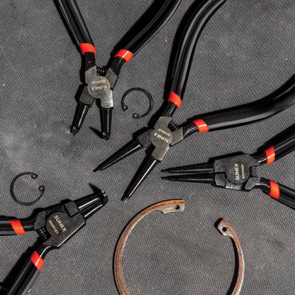 4 PIECE 7" SNAP RING PLIERS SET