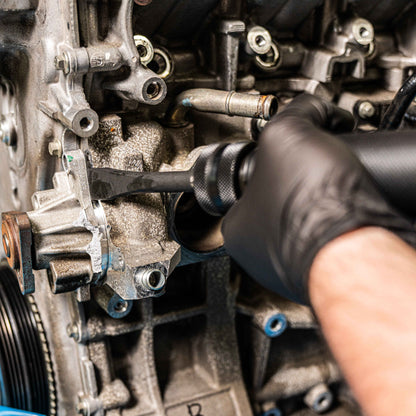 AIR HAMMER CHISEL 7” CUTTING 5 PIECE SET IN PORTABLE TOOL ROLL