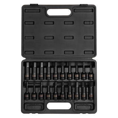 1/2" DRIVE SAE & METRIC 20-PIECE HEX IMPACT BIT SOCKET SET