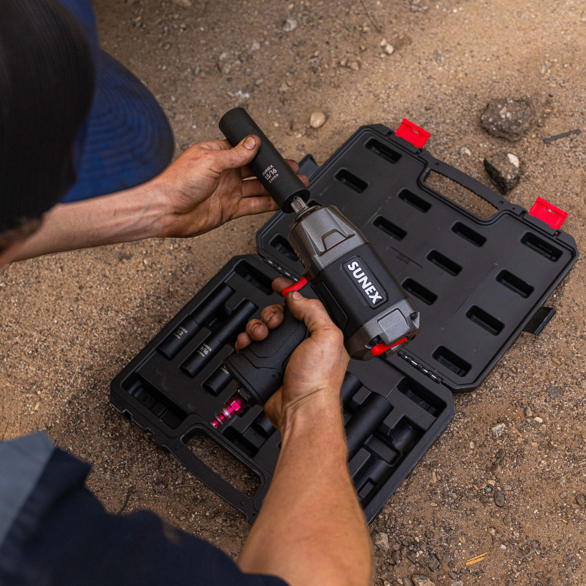 1/2" DRIVE SAE 6 POINT EXTRA DEEP 8-PIECE IMPACT SOCKET SET