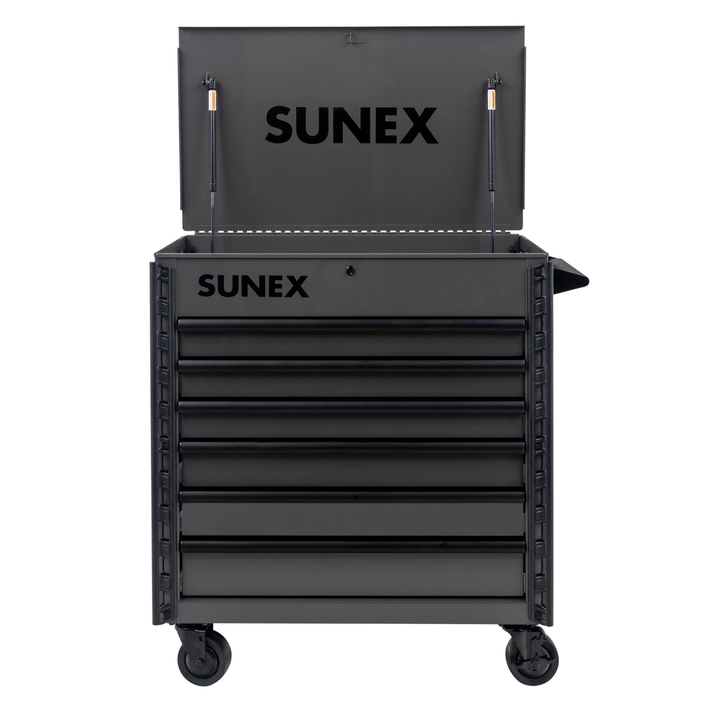39" 6 DRAWER PREMIUM SERVICE CART – GRAY